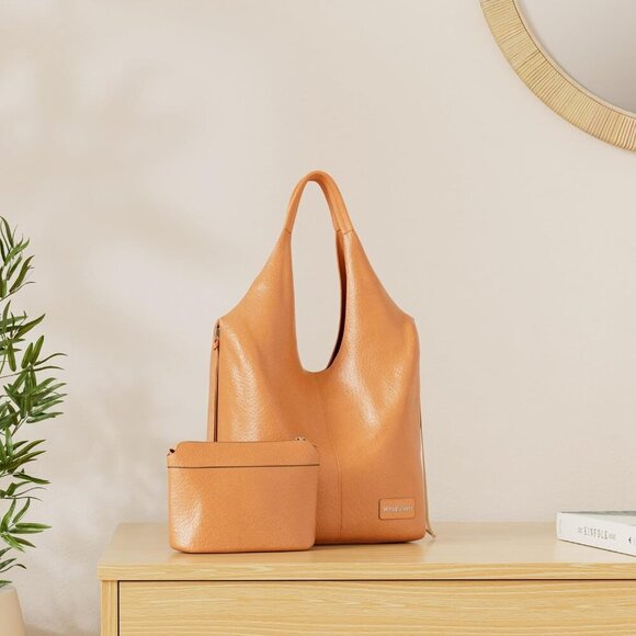 Slouchy Hobo Bags for Women Soft Designer Shoulder Purses Ladies Top Handle Hand - Picture 2 of 7